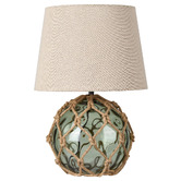 Luminea Lucero Rope &amp; Glass Table Lamp