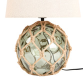 Luminea Lucero Rope &amp; Glass Table Lamp