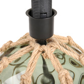 Luminea Lucero Rope &amp; Glass Table Lamp