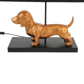 Luminea 52cm Dachshund Resin Table Lamp