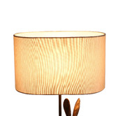 Luminea Rabbit Resin Antique Brass Table Lamp