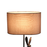 Luminea Rabbit Resin Antique Brass Table Lamp