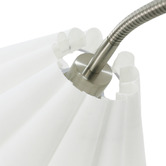 Luminea 160cm Fabian Silver Floor Lamp