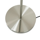 Luminea 160cm Fabian Silver Floor Lamp