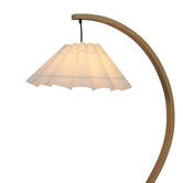 Luminea Meadows Iron &amp; Linen Floor Lamp