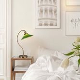Luminea 52cm Herbie Glass Table Lamp