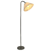 Luminea 160cm Fabian Silver Floor Lamp