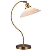 Luminea 52cm Herbie Glass Table Lamp