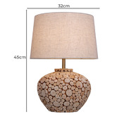 Luminea 45cm Bethan Table Lamp