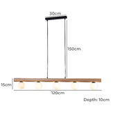 Luminea Carver 5 Light Pendant
