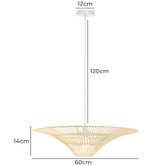 Luminea Lillie Rattan Pendant Light