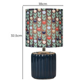 Luminea 33cm Flynn Flower Ceramic Table Lamp