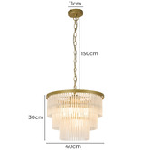 Luminea Murphy Iron &amp; Glass Chandelier