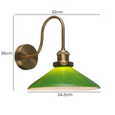 Luminea Herbie Glass Wall Sconce
