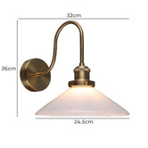 Luminea Herbie Glass Wall Sconce