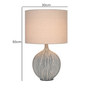 Luminea 50cm Scott Ceramic Table Lamp
