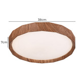 Luminea Chad Round Acrylic LED Oyster Light