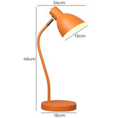 Luminea 46cm Jacques Iron Touch Table Lamp