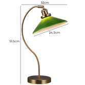Luminea 52cm Herbie Glass Table Lamp