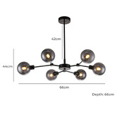 Luminea Sherry 6 Light Pendant