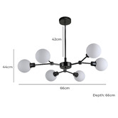 Luminea Sherry 6 Light Pendant