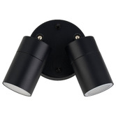 Luminea Lyra 2 Light Outdoor Wall Spotlight
