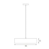 Luminea Montmorency Steel 3 Light Pendant