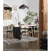 Luminea Spence Rattan Pendant Light