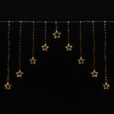 Luminea Howe V-Shape LED Curtain Lights with Stars