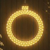 Luminea Xyvee Bauble Ring LED Christmas Light Display