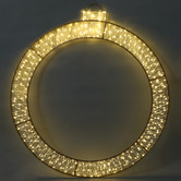 Luminea Xyvee Bauble Ring LED Christmas Light Display