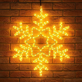 Luminea Myza Snowflake LED Christmas Light Display
