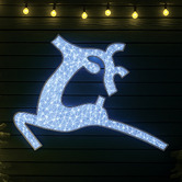 Luminea Xyelle Flying Reindeer LED Christmas Light Display