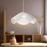Luminea Spence Rattan Pendant Light