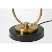 Luminea Jenson Iron Art Deco Table Lamps