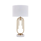 Luminea Jenson Iron Art Deco Table Lamps