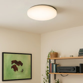 Luminea Kersey Iron LED Flush Mount Ceiling Light