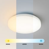 Luminea Kersey Iron LED Flush Mount Ceiling Light