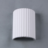 Luminea Xanthe Gypsum Flush Mount Wall Light