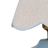 Luminea Mihana Ceramic &amp; Linen Table Lamp