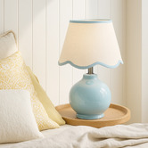 Luminea Mihana Ceramic &amp; Linen Table Lamp