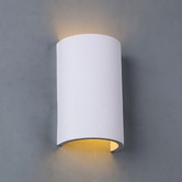 Luminea Nephele Gypsum Flush Mount Wall Light