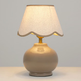 Luminea Mihana Ceramic &amp; Linen Table Lamp