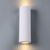 Luminea Jannali Gypsum Flush Mount Wall Light