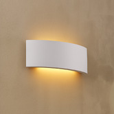 Luminea Emiko Gypsum Flush Mount Wall Light