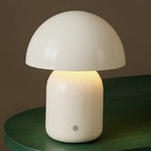 Luminea Wanika Iron &amp; Acrylic LED Touch Table Lamp