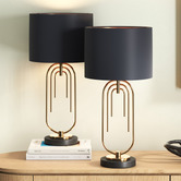 Luminea Jenson Metal Table Lamp
