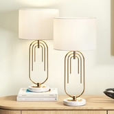 Luminea Jenson Metal Table Lamp
