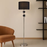 Luminea Blanker Metal Ball Floor Lamp