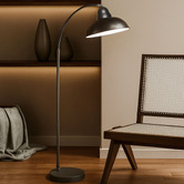 Luminea Dax 1 Light Metal Floor Lamp